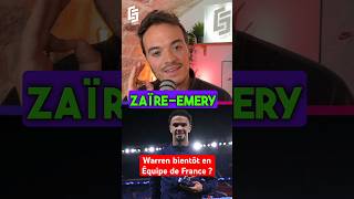 Zaïre-Emery bientôt en Équipe de France ?!💎🇫🇷 #foot #shorts #warren #psg #milan