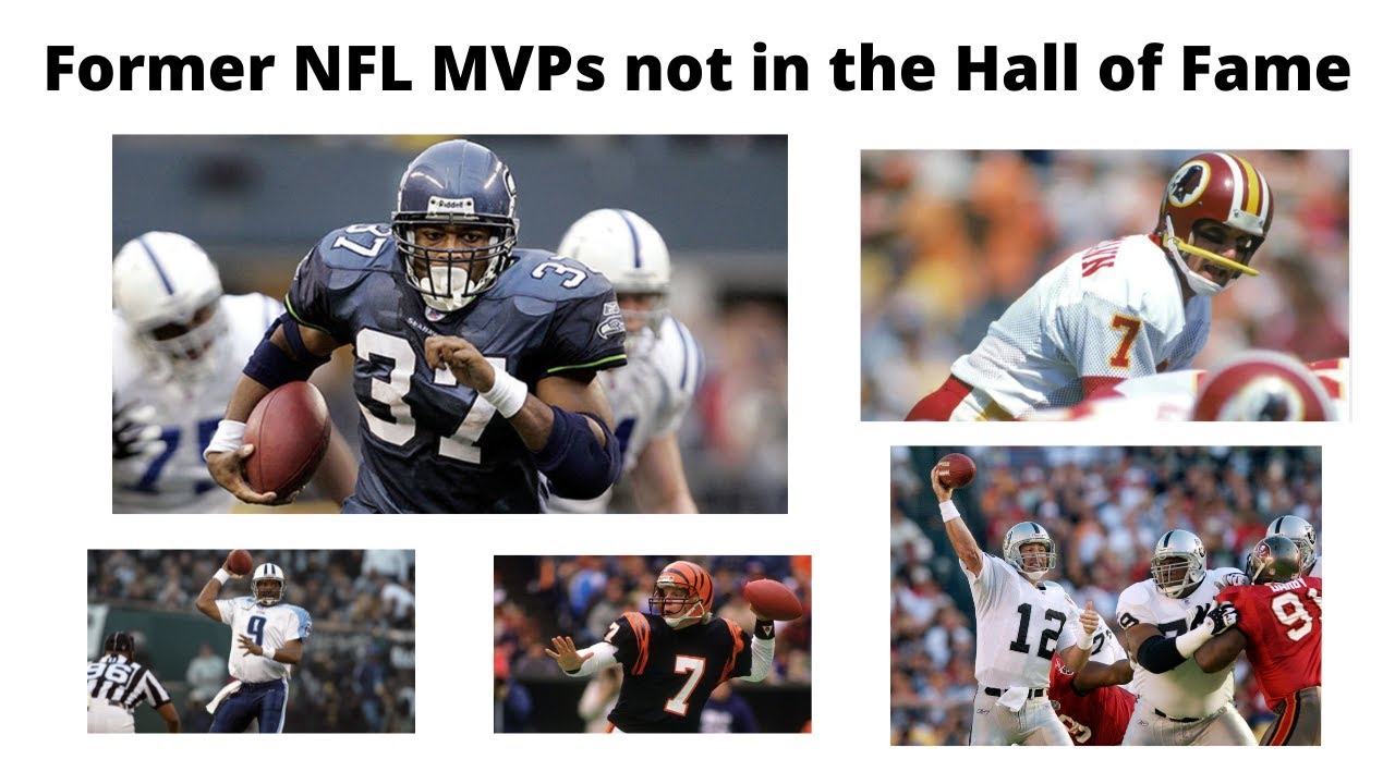 Former NFL MVPs That Are Not In The Pro Football Hall Of Fame (and Are ...