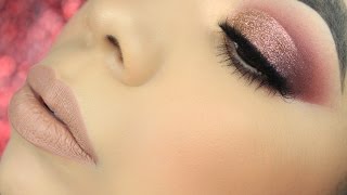 ROMANTIC GLITTER MAKEUP | Date Night Makeup Tutorial