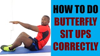 How to Do Butterfly Sit Ups Correctly | Exercise of The Day #23