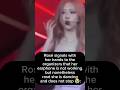 Rosé was able to deal with the problems she faced professionally at the largest concert Coachella💥🧡