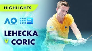 Match Highlights: Jiri Lehecka v Borna Coric - Australian Open 2023 | Wide World of Sports