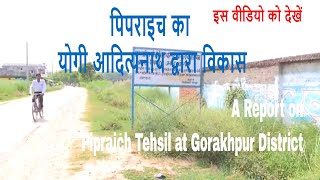 Pipraich tehsil Gorakhpur| पिपराइच Ka Vikas by Yogi Adityanath Video