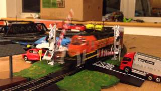 Bachmann train crossing