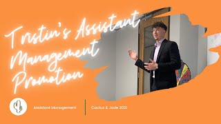 Tristin's Assistant Management Promotion Video