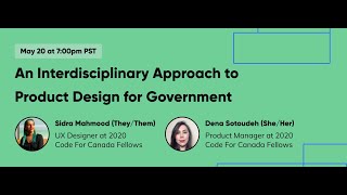 An Interdisciplinary Approach to Product Design for Government