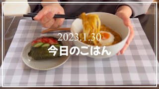 レンジで汁なしカレーうどん/おにぎりドッグ/肉じゃが/鯵の南蛮漬け