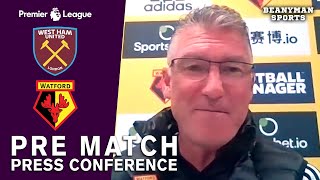 Nigel Pearson FULL Pre-Match Press Conference - West Ham v Watford