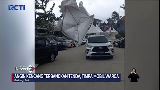 Angin Kencang di Bali Rusak Bangunan Hingga Tenda Upacara Adat #SeputariNewsSiang 03/01