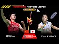 LI Shi Feng (CHN) vs Kenta NISHIMOTO (JPN) | Kumamoto Masters Japan 2024 Badminton