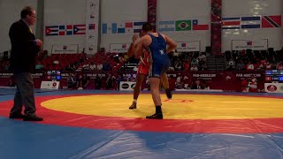 Semifinal GR - 85 kg: Gilberto PIQUET HERRERA (CUB) df. Alfonso LEYVA YEPEZ (MEX) by FALL, 6-0