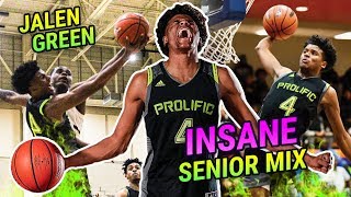 Jalen Green Senior Year MIXTAPE!! #1 Player In The Country Has CRAZIEST BOUNCE EVER 😱