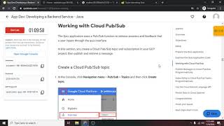 Qwiklabs - App Dev: Developing a Backend Service - Java