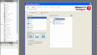 Java Reporting Tools - JReport v 9.1 - Chart Wizard