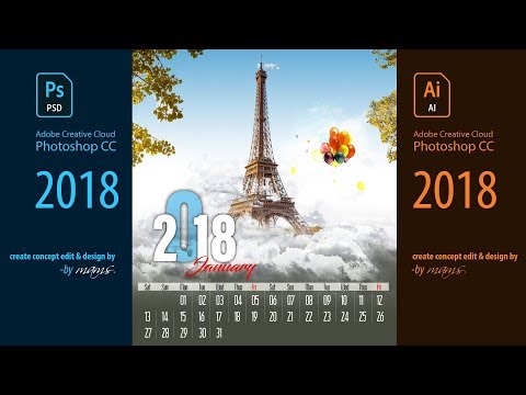 Professional Printable Calendar Design Free Download I Adobe Photoshop-Illustrator CC 2018 Tutorial Professional Printable Calendar Design Free Download I Adobe Photoshop-Illustrator CC 2018 Tutorial