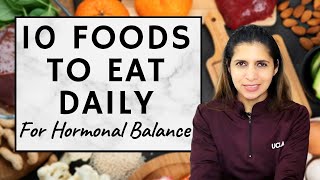 10 Food to Eat Daily For Hormonal Balance | EveryDay Food To Cure PCOD PCOS & For Weight Loss
