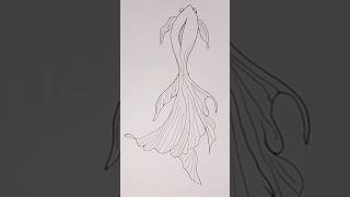 Simple fish drawing #drawing #shorts #fish drawing