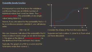 Methods 12 Continuous Random Variables - Probability Density Functions