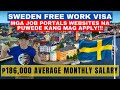 SWEDEN FREE WORK VISA 2024 | MGA JOB PORTALS AT WEBSITES NA PUWEDE KANG MAG APPLY