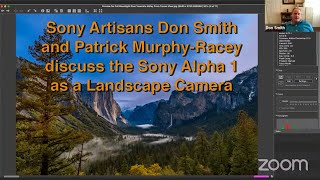 Two Sony Artisans, Don Smith and Patrick Murphy-Racey, discuss Alpha 1 for Landscape Photography!