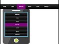 Responsive  navigation menus with hover effect | HTML and CSS