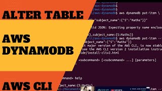 Problem with Updating DynamoDB table (aws dynamodb)