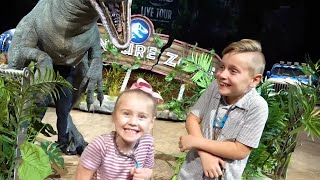 K-City Family Meets the Dinosaurs at Jurassic World Live Tour! KidCity