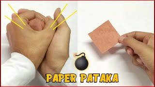 Paper Pataka - How to make a Paper Popper | Origami Pop it Easy | Paper Popper