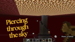 Piercing through the sky | Minecraft Relaxing Longplay | No Commentary