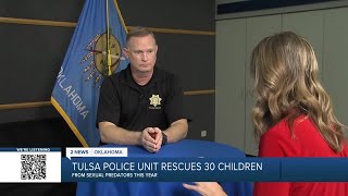Tulsa police specialty unit saves over 30 children from sexual predators in 2025