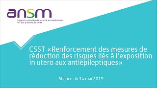 CSST Antiépileptiques au cours de la grossesse - 14 mai 2019