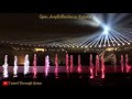 night view of open amphitheatre in katara