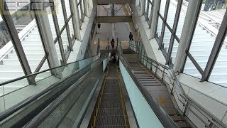 東横線 武蔵小杉駅東急スクエア口からの下りエスカレーター 三菱製 Mitsubishi escalator Musashikosugi station japan