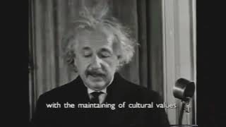 Real Speech by Albert Einstein | Albert Einstein's Voice | Einstein Speaking