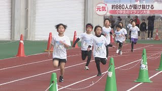 丸亀市で小学生のマラソン大会　約880人が元気よく駆け抜ける　香川