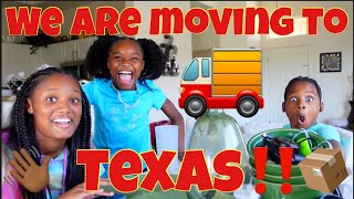 TELLING THE KIDS WE ARE MOVING TO TEXAS‼️😱