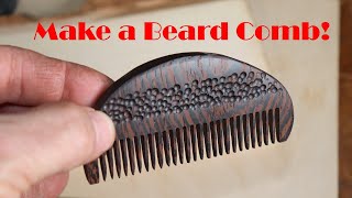 Make a Wooden Beard Comb the SAFE & EASY Way
