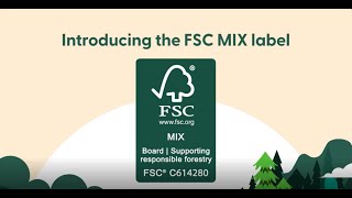 What does the FSC MIX label mean?