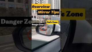 Tricks to Adjust Rearview Mirrors for Maximum Visibility #cardrivingtips #automobile #shorts