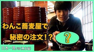 岩手名物！わんこ蕎麦を食べるつもりが...【日本一周の旅】