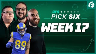 FanDuel & DraftKings NFL DFS Pick Six - Week 17