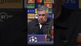 Carlo Ancelotti is all of us getting into the office on a Monday #football #sport #championsleague