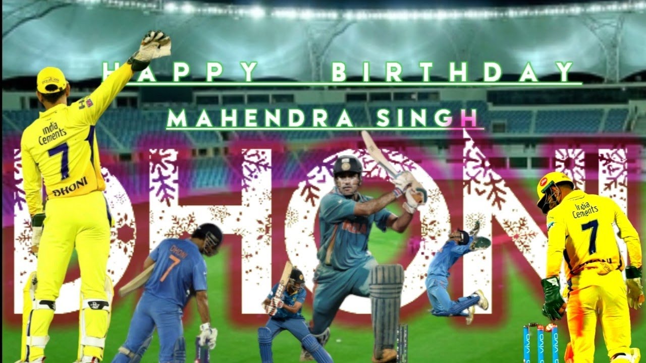 Dhoni Status ♥️|| Happy Birthday MAHENDRA SINGH DHONI JULY 7 - YouTube