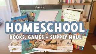 Homeschool HAUL!!! // Books, Supplies + Games for the New School Year