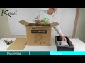 kaleido m2 standard coffee roaster unboxing