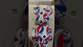 Medicom BE@RBRICK Grateful Dead Steal Your Face 100% \u0026 400% bearbrick