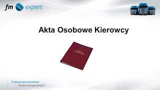 Akta Osobowe Kierowcy