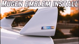 Burnt Titanium Mugen Emblem Install+ Light Engine Cleaning