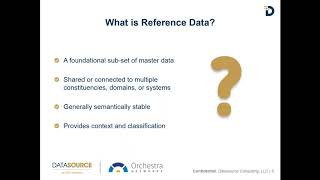 Reference Data Management Webinar
