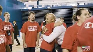 Ambassador Yousef Al Otaiba Visits Special Olympics Athletes at Team USA Training Camp